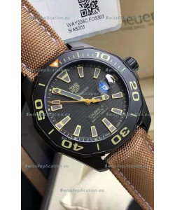 Tag Heuer Aquaracer Calibre 5 DLC Coating with Ceramic Bezel Swiss Replica 41MM