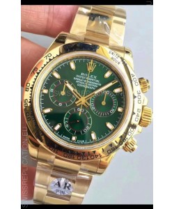 Rolex Cosmograph Daytona 116508 Yellow Gold Original Cal.4130 Movement - Improved Ultimate 904L Steel Watch