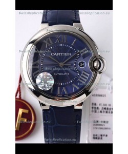 Ballon De Cartier Swiss Automatic 1:1 Mirror Quality 33MM in Stainless Steel Casing 