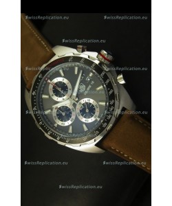 Tag Heuer Calibre 16 Stainless Steel Watch in Grey Dial