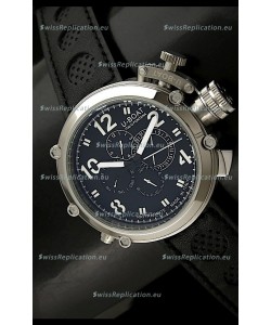 U-Boat Flightdeck Rattrapante Japanese Automatic Watch in Steel Casing