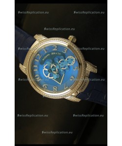 Ulysse Nardin Dual Escapement Japanese Watch in Blue Dial