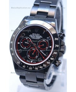 Rolex Cosmograph Project X Editions Black Out Daytona Swiss Replica Watch in Black Dial