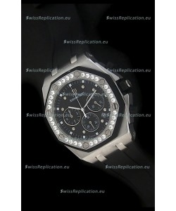 Audemars Piguet Royal Oak Offshore Lady Alinghi Swiss Watch in Black Dial