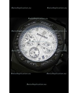 Audemars Piguet Royal Oak Offshore Lady Alinghi Swiss Watch in White Dial
