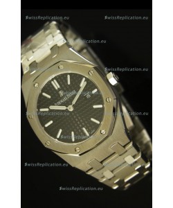 Audemars Piguet Royal Oak Ladies Black Dial 33MM - 1:1 Mirror Replica Edition