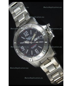 Ball Hydrocarbon Spacemaster Automatic Replica Day Date Watch in Black Dial - Original Citizen Movement 