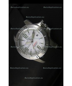 Ball Hydrocarbon Spacemaster Automatic Rubber Strap in White Dial - Original Citizen Movement 