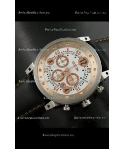 B.R.M.0011G6 Japanese Replica Quartz Watch in Black&Rose Gold Dial