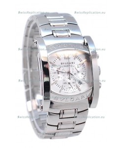 Bvlgari Assioma Japanese Quartz Watch in Silver Dial