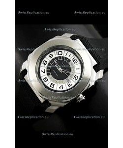 Bvlgari Gerald Genta Swiss Replica Watch in Black&White Dial