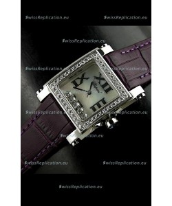 Chopard Happy Sport Swiss Replica Watch in Shell White Dial