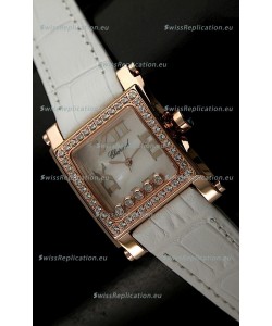 Chopard Happy Sport Swiss Replica Watch in Shell White Dial