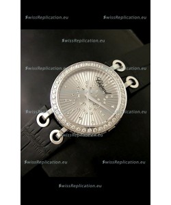 Chopard Xtravaganza Ladies Japanese Replica Watch in Silver Dial