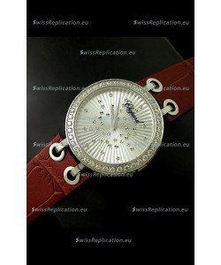 Chopard Xtravaganza Ladies Japanese Replica Watch in Silver Dial