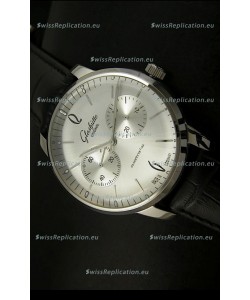 Glashuette Senator Japanese Replica Watch in Steel Dial