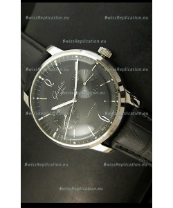Glashuette Senator Japanese Replica Watch in Black Dial