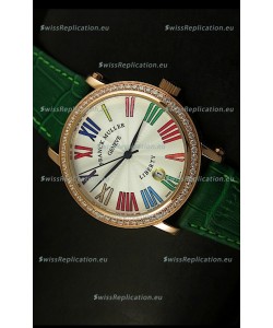 Franck Muller Master of Complications Liberty Japanese Watch in Green Strap