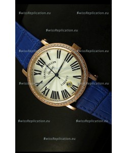 Franck Muller Master of Complications Liberty Japanese Watch in Purple Strap