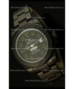 Rolex Submariner STEALTH MK IV Edition Swiss Replica Watch in PVD Strap