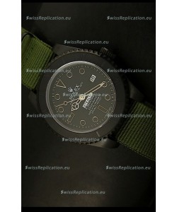 Rolex Submariner STEALTH MK IV Edition Swiss Replica Watch in Green Strap