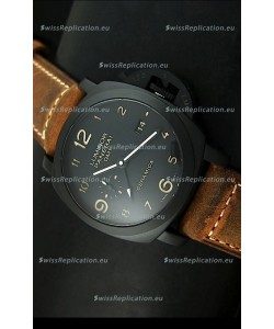Panerai Luminor PAM441 GMT 1950 3 Days Power Reserve Swiss Watch in Ceramic Case