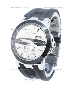 Ulysse Nardin Executive Dual Time Steel Black Watch