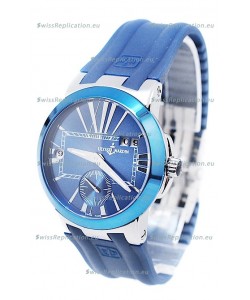 Ulysse Nardin Executive Dual Time Blue Lady's Watch
