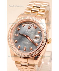 Rolex Day Date II Rose Gold Japanese Replica Watch