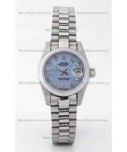 Rolex DateJust - Silver Lady's Swiss Replica Watch