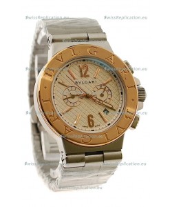 Bvlgari Diagono Mens Scuba japanese Replica Watch