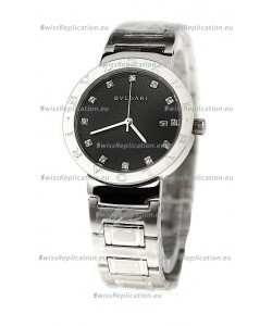 Bvlgari Quartz Japanese Watch in Diamond Markers