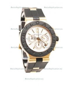 Bvlgari Diagono Automatic Swiss Watch in White Dial