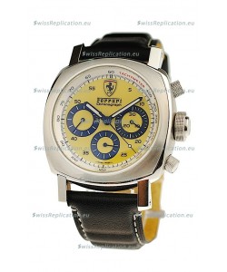 Ferrari by Panerai Scuderia Chronograph Swiss Replica Watch in Yellow Dial