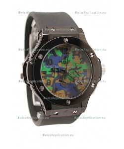 Hublot Big Bang Commando Green Camouflage Japanese Watch