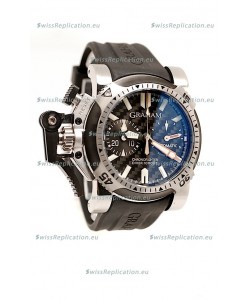 Graham Oversize Chronofighter Swiss Replica Watch in Black