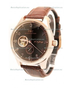 IWC Portuguese Regulateur Tourbillon Japanese Watch in Black Dial