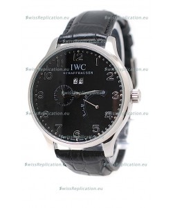 IWC Portuguese Minute Repeater Japanese Watch in Black Dial