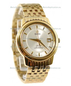 Omega Co-Axial Deville Japanese Gold Watch