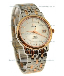 Omega Co-Axial Deville Japanese Rose Gold Watch in Rose Gold Stick Markers