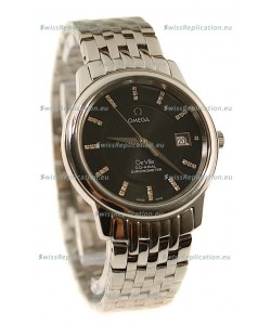 Omega Co-Axial Deville Japanese Steel Watch in Stick Markers