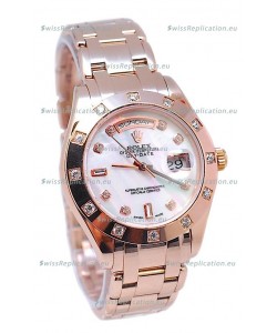 Rolex Day Date White Mother of Pearl Japanese Replica Watch