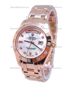 Rolex Day Date White Mother of Pearl Japanese Replica Watch