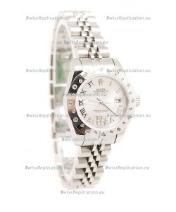Rolex Datejust Ladies Silver Swiss Replica Watch