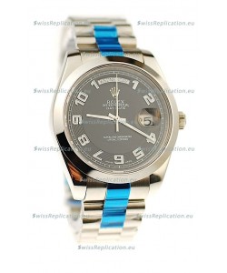 Rolex Day Date II Silver Japanese Replica Watch