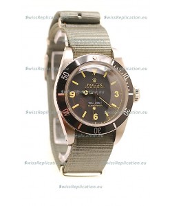 Rolex Submariner Swiss Watch Nylon Strap Watch