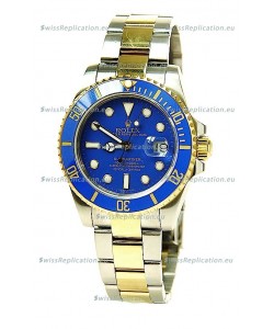 Rolex Submariner Two Tone Swiss Watch in Ceramic Bezel