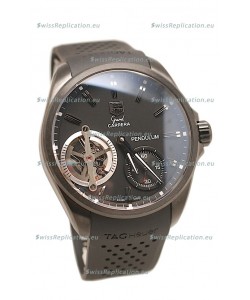 Tag Heuer Grand Carrera Pendulum Swiss Automatic Watch in Black