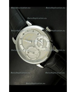 A.Lange & Sohne Dual Sub Dials Japanese Watch Black Strap
