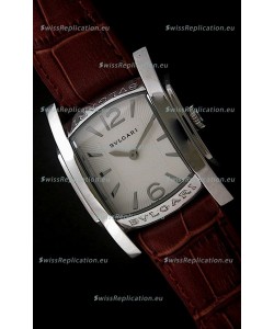 Bvlgari Assioma Japanese Replica Quartz Watch in White Dial